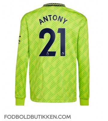 Manchester United Antony #21 Tredjetrøje 2022-23 Langærmet